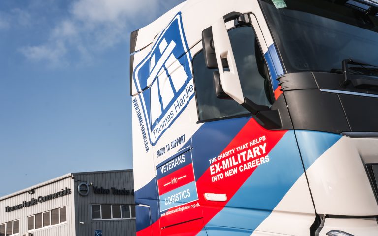 Thomas Hardie Commercials demo truck with VIL liverty